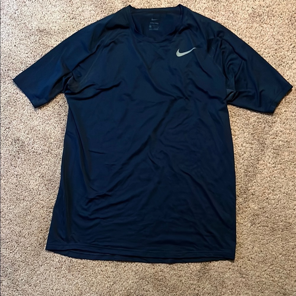 Nike men's navy dri-fit athletic shirt